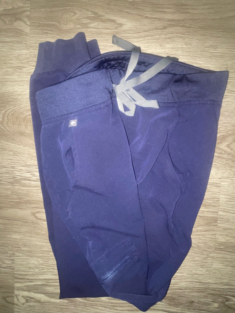 FIGS Navy Scrub Pants with Drawstring Waist